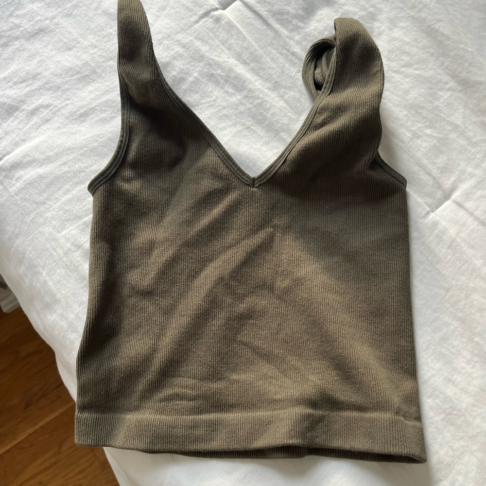 Olive Green Women's Tank Top
